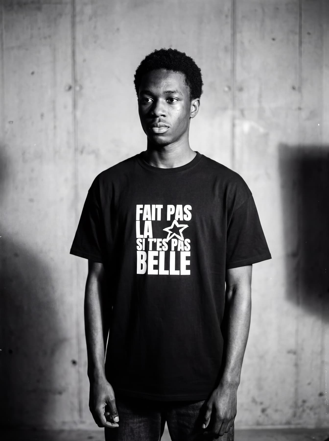 FAIT PAS LA ★ SI T'ES PAS BELLE, porté